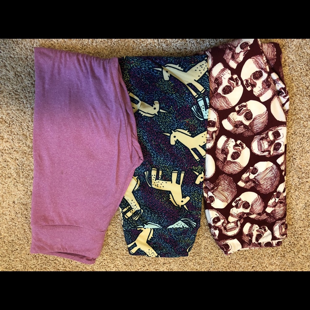 OS LulaRoe leggings (bundle)